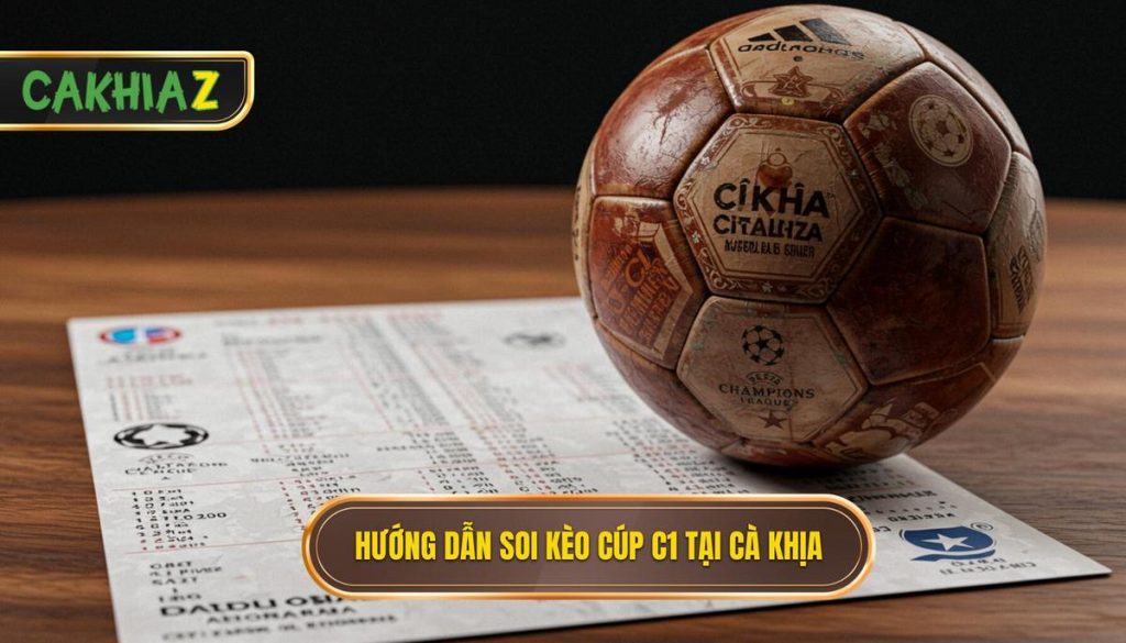 Hướng dẫn soi kèo Cúp C1 tại Cà Khịa