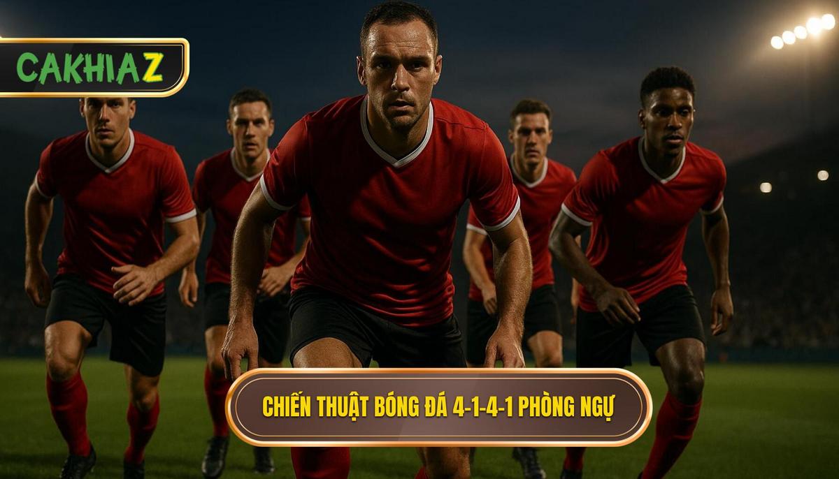 Triển khai Chuyên sâu Chiến thuật bóng đá 4-1-4-1 phòng ngự