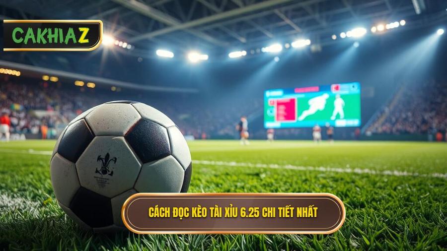 Cách đọc kèo tài xỉu 6.25 chi tiết nhất