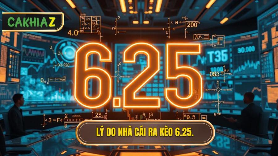 Tại sao nhà cái lại đưa ra mức kèo 6.25?