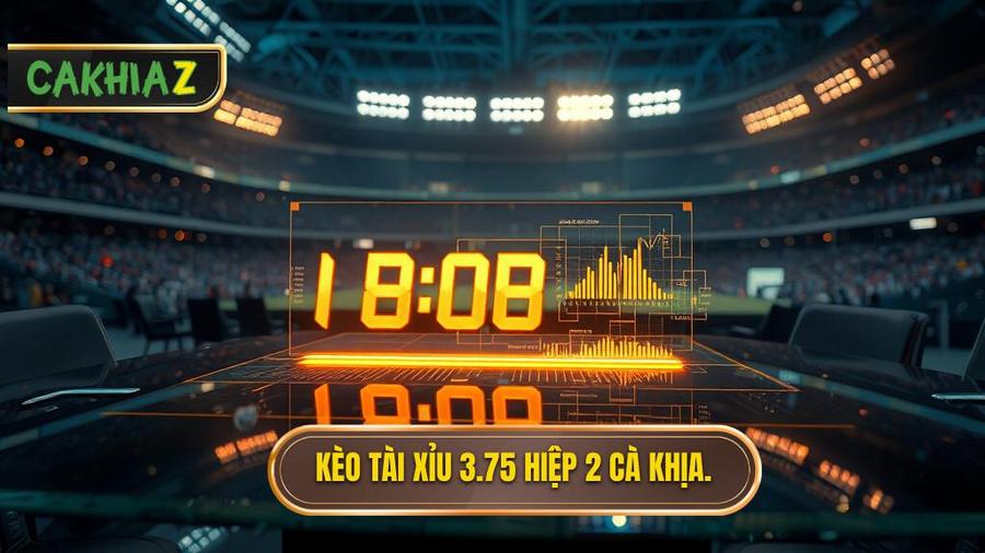 Kèo tài xỉu 3.75 hiệp 2 là gì? Bí kíp soi kèo cực chuẩn từ CÀ KHỊA