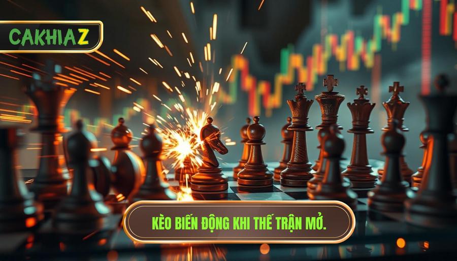 Kèo biến động khi thế trận mở