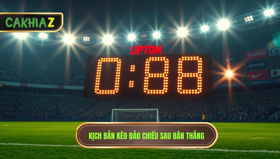 Kịch bản kèo đảo chiều sau bàn thắng